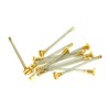 Punctualgood 10pcs Lighter Replacement Repair Kit Flints Screw Spring &
