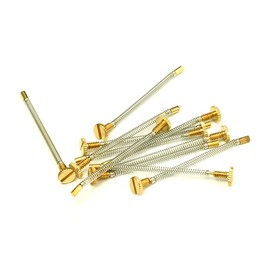 Punctualgood 10pcs Lighter Replacement Repair Kit Flints Screw Spring & Base Plate Lighter