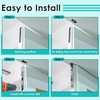 Ceoighe 2 Pack Flush Bolt for Double Door, 7 Inch