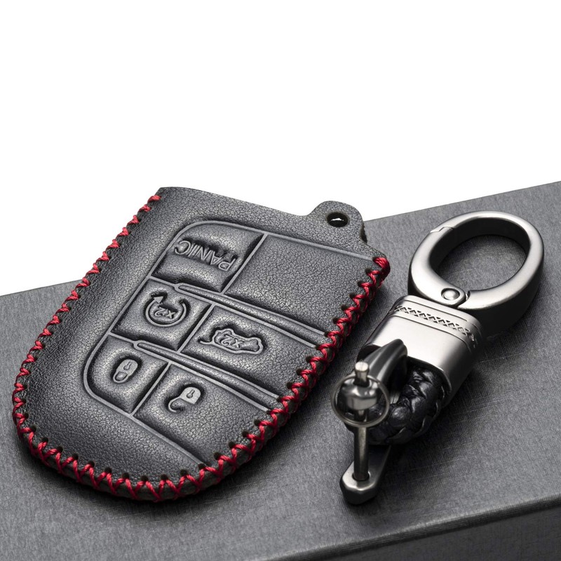 Vitodeco Genuine Leather Smart Key Keyless Remote Entry Fob Case