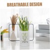 Kisangel Ceramic Orchid Pots with Drainage Holes for Flower Planter