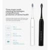 Paquete de dos cepillos de dientes eléctricos recargables para adultos