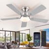 Mpayel Ceiling Fans with Lights, 46'' Indoor Low Profile Ceiling