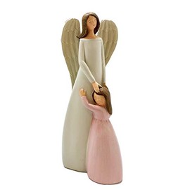 Guardian Angel with Girl Statue