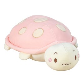 Lifestyle & More Baby Plush Toy Turtle Pink or Green Super Soft Spandex Plush 32 x 12 cm (Pink)