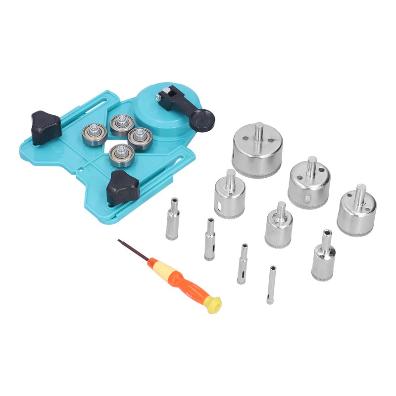 Hollow Drill Hole Saw Set Diamond Drilling Bits Tile Opener
