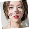 FOMIYES Cute Bunny Face Stickers for Easter Celebrations Temporary Animal