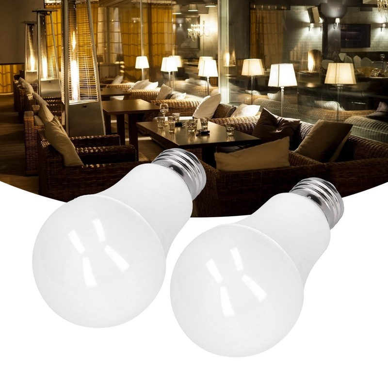 2PCS E27/E26 LED Bulb Dimmable 7W/5000K Light Bulb for Home