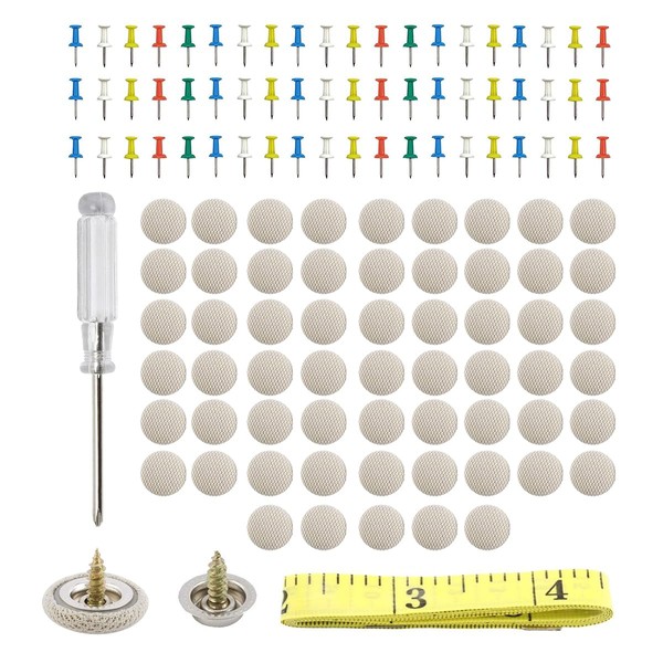 Yourkar 60 PCS Car Roof Headliner Repair Kit, Auto Roof