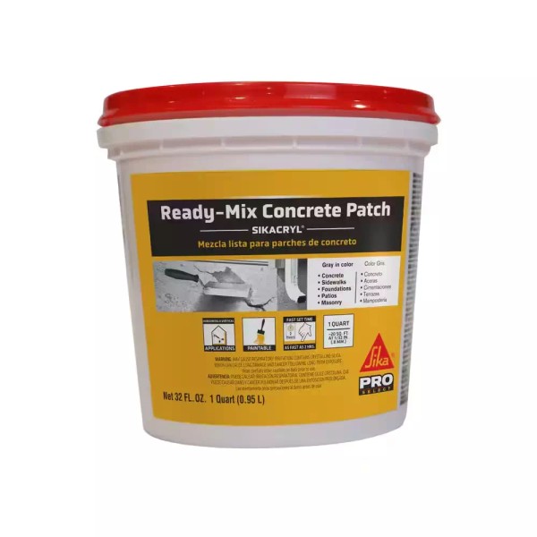 1 Qt. Ready-Mix Concrete Patch and Repair, Textured Concrete Patch