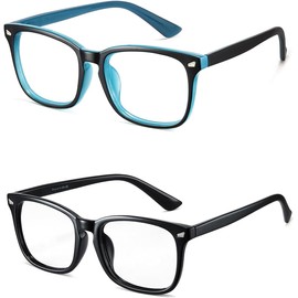 Lentes para Computadora, Gafas Antirreflejantes Anti Luz Azul para Hombre y Mujer Ideales para Trabajo y Gaming Oficina, Estudio y Uso Diario