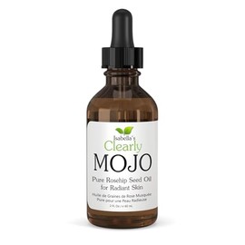 Clearly MOJO de Isabella Aceite de Rosa Mosqueta Orgnico 100 Puro, Prensado en Fro, Sin Hexano  Hidratante Natural para Rostro, Cabello, Uas y...     