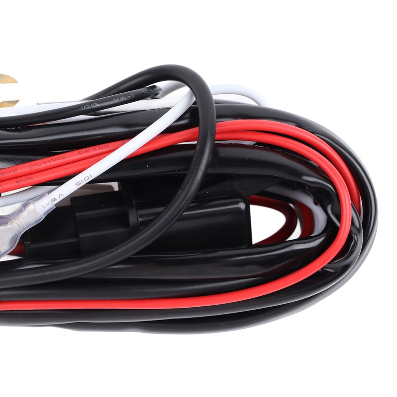 LED Light Bar Wiring Harness Car Work Light Remote On