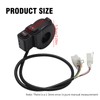 GMAPATS Universal 7/8" 22MM Handlebar Switch, Integrated Motorcycle Horn and