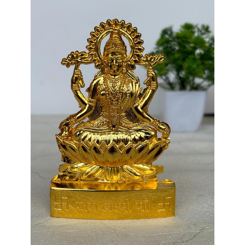 Salvus App SOLUTIONS Laxmi Kuber Idol/Lakshmi Kuber Statue/Murti 100% Small