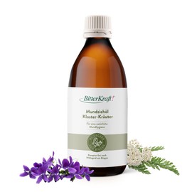 BitterKraft! Mundziehöl nach Hildegard von Bingen - 200 ml | Natürliche Mundpflege mit traditioneller Rezeptur | Vegan & ohne künstliche Zusatzstoffe