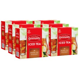 Community Coffee Orange Pekoe Cut Black Tea, 100 Individual Size Tea Bags (Pack of 6)
