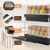 Delamu 2 Pack Pull Out Spice Rack Organizer for Cabinet,