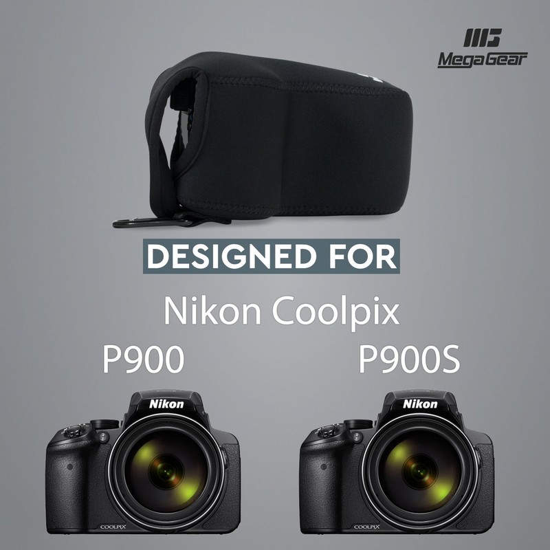 MegaGear MG1110 Ultra Light Neoprene Case with Carabiner for Nikon