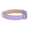 WHIPPY Soft Padded Leather Dog Collar for Small Medium Large