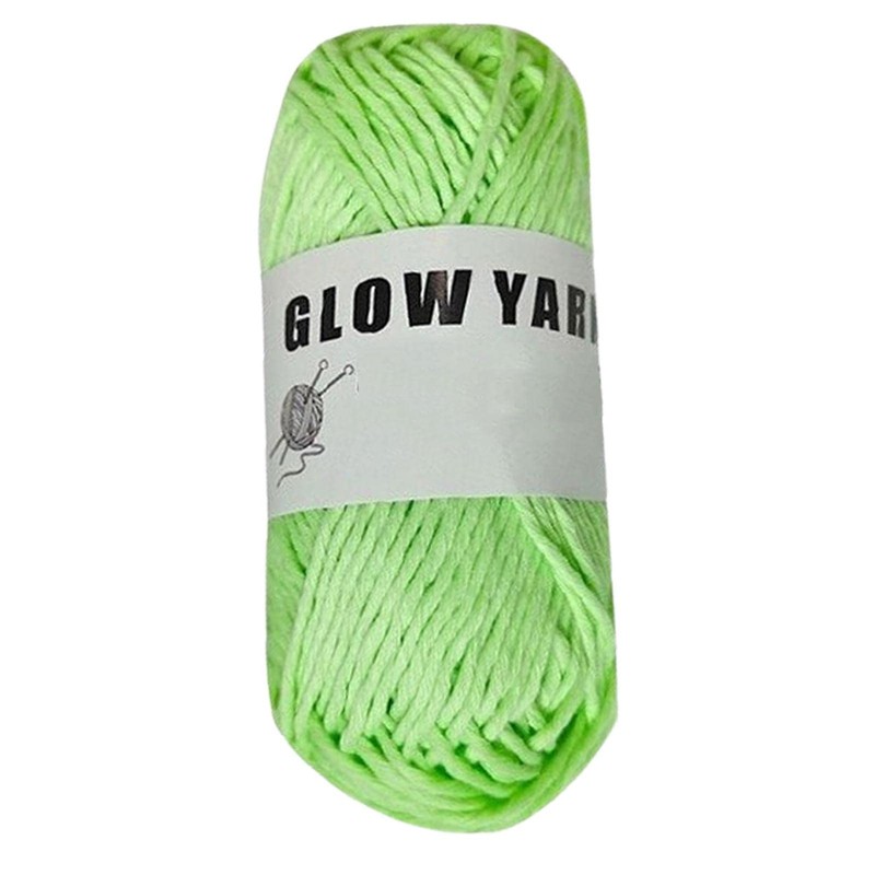Luminous Yarn for Knitting | 76Yd Yarn Spool Roll for