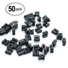 Youmile 50pcs DIP IC Socket 8 Pin DIP-8 2.54MM IC