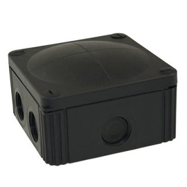 Wiska - Combi 607/5 Waterproof Junction Box IP66/IP67-110 x 110 x 66 mm - Black