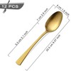 Bestdin Soup Spoons, Set of 12, Spoon Set 20.5 cm