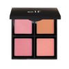 e.l.f. Cosmetics Powder Blush Palette, Four Blush Shades for Beautiful,