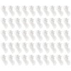 FKWKUW Pack of 50 White Picture Hooks No Drilling Picture