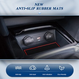 BIBIBO Rubber Mats Non-Slip Mats Compatible with Kia Ceed GT Proceed GT 2018-2024 / XCeed GT 2020-2024, Rubber Car Mats, Car Mats, Non-Slip Mat, Storage Box, Non-Slip Mats