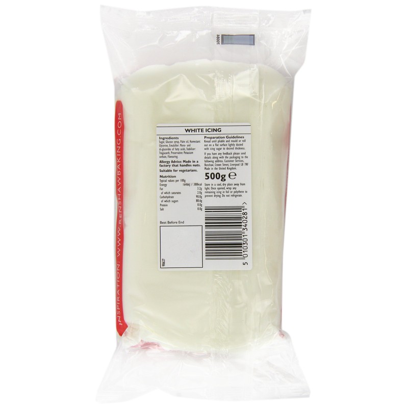 Renshaw Ready to Roll Icing - 500g White