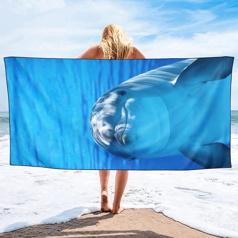 Violetpos Quick Drying and Lightweight Beach Towels Beach Towel Large