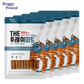 THE Fresh Meat Salmon 100g / THE 후레쉬미트 연어 100g x5강아지육포반려견육포강아지간식반려견간식노령견간식훈련용간식강아지