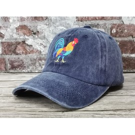 Hepandy - Gorros bordados de béisbol para hombres y mujeres, Azul marino, Talla única