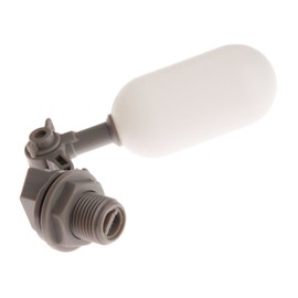 1pc Mini Float Valve Adapter Float Valve Easy Connection Elbow Type Automatic Water Supply Float Plastic PVC Differential Pressure Principle