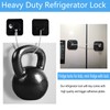YEYA Upgraded Refrigerator Lock for Adults, Fridge Locks for Kids