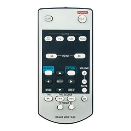 AULCMEET RAV38 WS31740 New Replacement Remote Control fit for Yamaha AV Receiver VSX-532 HTP-074 S-12A VSX-325 VSX-531 VSX531