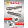 WERHE Professional Earth Drill Adapter Suitable for SDS Max Hammer