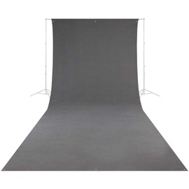 Westcott Wrinkle-Resistant 9' x 20' (2.75 x 6.1m) Backdrop for Photoshoots, Group Portraits, & Photo Booths - Portable and Travel Friendly (Neutral Gray)
