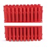 60 Red Rawl Plugs Screw Fixing Wall Expansion Raw Plugs