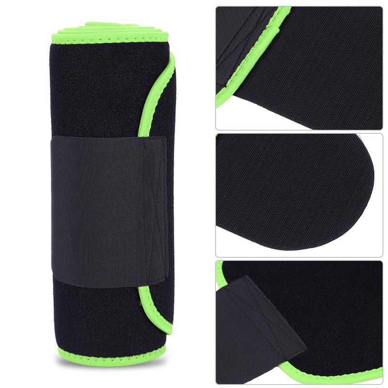 Compression Adjustable Sports Waist Brace Weigh Lifting Back Support Strap(Greeen