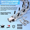 JIPIMON Dog Training Collar, Adjustable Stainless Steel Collar with Quick