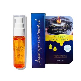 NATURA BLANC Argan Repair Treatment Oil, Argan Oil, Squalane, Hair Oil, Smooth, Lustrous, Moisturizing, Beautiful, Smooth, Shine, 1.1 fl oz (30 ml) (1 Piece)