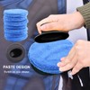 Garneck 7pcs Car Wax Applicator Pads Kit with 1pcs Handle