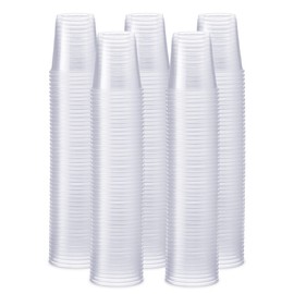 Comfy Package [500 Count] 3 oz. Clear Disposable Plastic Cups - Small Disposable Bathroom, Mouthwash Polypropylene Cups