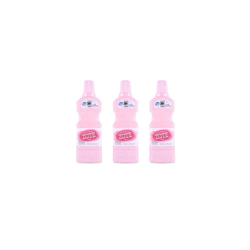 LIQUID DETERGENT SOAP ZOTE PINK (3 Pack)
