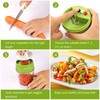 MENNYO Spiral Vegetable Cutter with Container, 4 in 1 Vegetable