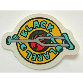 Black Label, Skateboard Sticker, Dealer Window Door Display, Series 125-42421