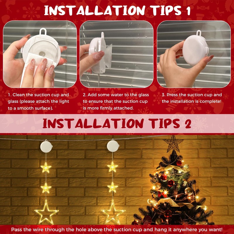 Jsdoin Star Christmas Lights